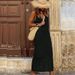 Women's Clothing Sleeveless Knitted Beach Dress Hollow Bikini Cover Up Long Vest Dress_ecoleips.com