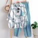 Women's Clothing Shirt Suit Women Autumn And Winter New Striped Suit Casual Long Sleeved Two Piece Suit_ecoleips.com