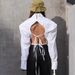 French Vintage Style Wrap Front Lace Back Blouse - Elegant & Breathable Summer Top For Women_ecoleips.com
