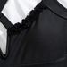 Women's Clothing Solid Color Lace Gathered Sexy Slim One Piece Seaside Bikini Swimsuit_ecoleips.com