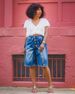 Women's High-Waisted Cropped Jeans Multi-Button New Style 2025 Independent Store_ecoleips.com
