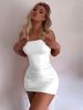European And American Style Cross-Border Women's Tight-Fitting Solid Color Bodycon Strap Dress Summer Trendy Hot_ecoleips.com