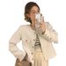 Inspired Winter Jacket For Women – Thickened Short Coat With Polished Buttons & Princess Sleeves (S-XXL, Black/White)_ecoleips.com