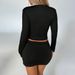 Voya Best-selling International Women's Clothing: Sweet Sexy T-shirt, Spring/summer Slim-fit Cropped Top With Tie-up Cardigan_ecoleips.com
