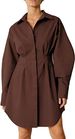 2022 Autumn Women's Shirt Dress, Slim Fit, Elegant, Long Sleeves, European And American Retro Niche Dress_ecoleips.com