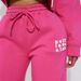 Women's High Waist Sweatpants – Casual Loose Fit Joggers With Letter Print, Side Pockets, Elastic Waistband, Comfortable Fall Lounge Pants_ecoleips.com