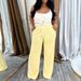Women's Clothing Fashion Design Label Sports Vest Women's High Waist Drawstring Wide Leg Pants Suit_ecoleips.com