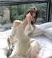 French-Inspired Chiffon Tiered Dress With Waist-Defining Seams & Romantic Ruffle Hem – Breathable Lining & Concealed Zipper (S/M/L/XL/2XL, Peach)_ecoleips.com