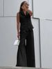Fashion Casual Vest Vest Trousers Cotton And Linen Suit Women's Clothing_ecoleips.com