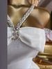 Women's Clothing American Style Sleeveless Strapless Halter Dress With Rhinestone Bow For Women Short Skirt_ecoleips.com