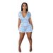 Women's Leopard Print Zip-Up Hoodie & Shorts Set – Sexy Streetwear Two-Piece For Spring/Summer (S-Xl, Brown/Pink/Blue/Black/White)_ecoleips.com