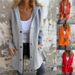 Autumn/Winter Solid-Color Casual Single-Buttoned Hooded Jacket_ecoleips.com