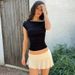 European And American Cross Border Summer New Versatile Solid Color Asymmetrical Off Shoulder Sexy Style Top For Women, Foreign Trade Wholesale_ecoleips.com