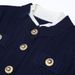 Spring Autumn New Style Women's Long Sleeved Round Neck Knitted Dress With Belt Versatile Slimming Flattering Short Dress_ecoleips.com