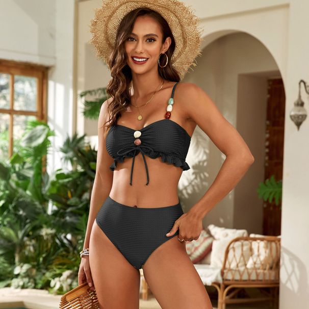 Women's Clothing Split Swimsuit Female Hot Selling Three Piece Bikini Bikini_ecoleips.com