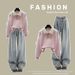 Women's Clothing Preppy Style Women's Embroidered Bow Sweatshirt And Jeans Set Collar High Waisted Slimming Outfit For Formal & Casual_ecoleips.com