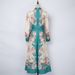 Women's Clothing Spring And Summer Positioning Printing With Belt Long Dress Female Temperament Waist Slimming Skirt Female_ecoleips.com
