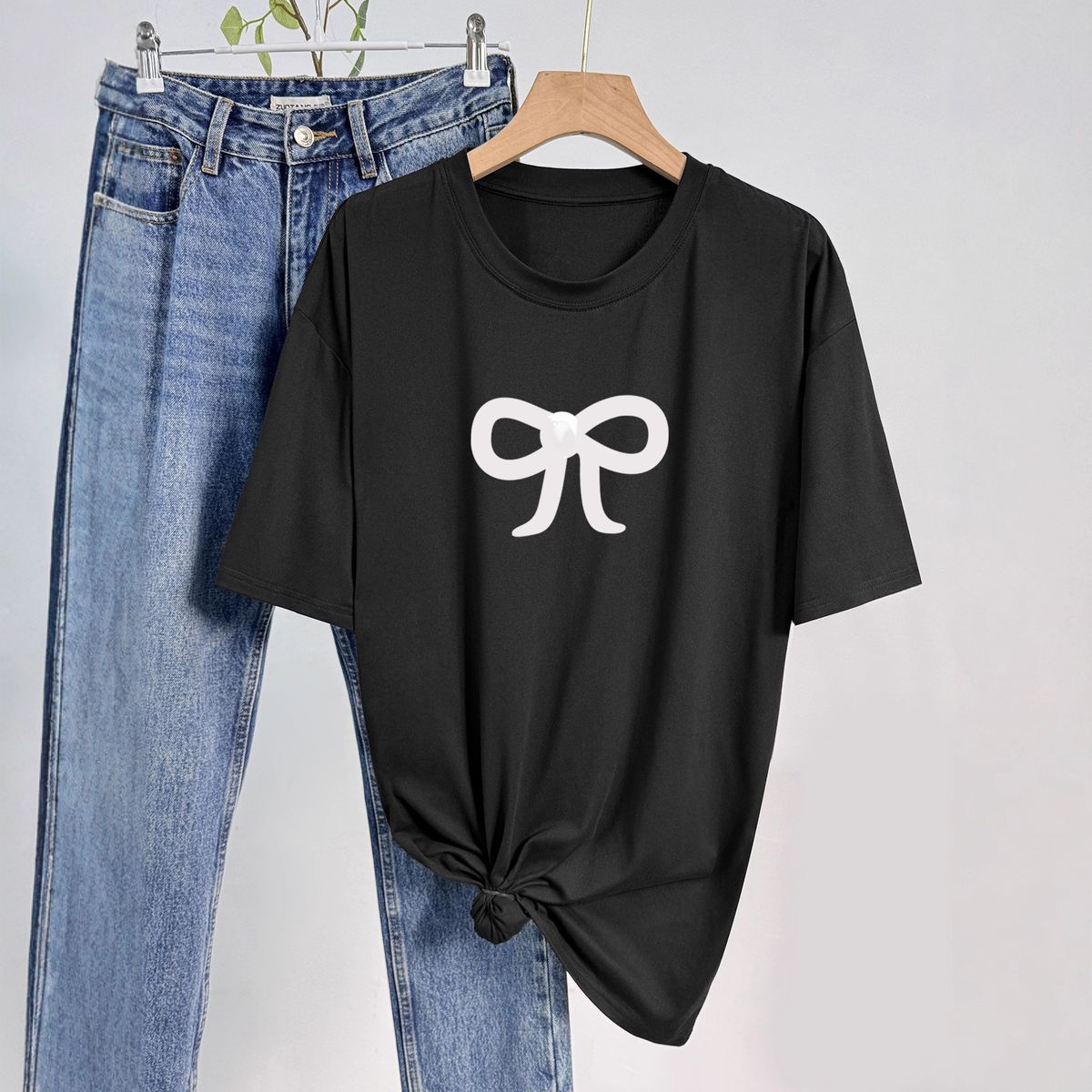 Women's Casual round Neck Short Sleeve T-Shirt Multi-Color Solid Loose Printed Top European American Style Fashionable Sports Wear_ecoleips.com