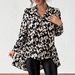 2026 New Fashionable European And American French Style Women's Long Sleeve Semi-High Collar Printed Slim-Fit Elegant_ecoleips.com