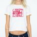 American-style Spicy Girl Short-sleeved Women's Summer New Slim-fit T-shirt With Letter And Multi-pattern Print_ecoleips.com