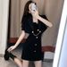Elegant Street Style Sweet Cool High-End Suit For Women Summer Fashionable Hot Girl Two-Piece Dress Set_ecoleips.com