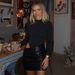 Women's 2025 Autumn Winter New Fashion Sexy Side Hollow Out Patchwork Slim Long Sleeve Dress Wholesale_ecoleips.com
