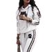 Women's Autumn Winter Fashion Casual Hooded Printed Two Piece Set American Style Long Sleeved Pants 0051_ecoleips.com
