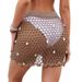 Aria Basics Aria Basics Cross-border Vacation Beach Crochet Short European And American Sexy Bikini Bodycon , Shell Hollow-out Half_ecoleips.com