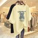 Women's Oversized Drop Shoulder T-Shirt | 100% Cotton Round Neck Tee | Mid-Length Casual Top_ecoleips.com