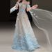 Ethereal Dreamy Light Wedding Dress Engagement Evening Gown Birthday Party Travel Photography Forest Themed Bridal Toast Robe Women's Clothing_ecoleips.com