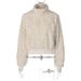 European And American Best-Selling Women's Clothing 2026 Spring New Fashion Casual Cardigan Zipper Plush High Collar_ecoleips.com