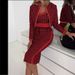 Fashion Spring Autumn Cute Style Fresh Sweet Slim Fit Women's Printed Long Sleeve Jacket Vest And Skirt Three-Piece Set_ecoleips.com