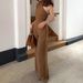Women's One-Shoulder Jumpsuit - Elegant Wide-Leg Romper With Waist Tie, Chic & Comfortable Outfit For Summer_ecoleips.com