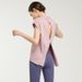 Women’s Clothing Short Sleeved Quick Drying Sportswear T Shirts Fashionable Yoga Clothes Back Tops Running And Jumping Sweat Inducing Fitness Clothes_ecoleips.com