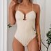 Elegant One Piece Swimsuit U Slip Bikini for Women European And American Style Cross Border 2026 Factory Wholesale_ecoleips.com
