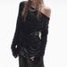 Retro Aesthetic Women's Slim Fit T-Shirt Y2K Style Casual Streetwear Hot Girl Top Cross Border Wholesale Foreign Trade_ecoleips.com