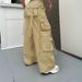 Women’s Clothing large size women's workwear casual pants spring and summer new personality street wide leg trousers_ecoleips.com