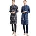 Digital Print Full Wrap Three Piece Swimsuit Loose Beachwear Conservative Muslim Surf Suit For Women_ecoleips.com