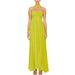 Independent Station Cross-Border European And American Clothing Solid Color Strapless Ruched Dress Sleeveless_ecoleips.com