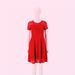 Women's Summer Fashion Round Neck Short Sleeve Lace Dress Temperament Style_ecoleips.com