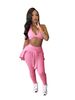 Women's Clothing Three Piece Set Tight Fit Casual Sports Clothing For Autumn Winter_ecoleips.com