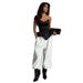 Aria Basics Aria Basics European And American Style Sexy Fishbone Waist-cinching Tube Top With Versatile Design, Satin Hip-enhancing Tank Top,_ecoleips.com