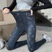 Women's Stretchy Jeggings With Rhinestone Details - Thin High Waist Skinny Pants For Fall, Versatile Black & Colored Denim-Like Leggings_ecoleips.com