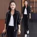 Women's Clothing Casual Sports Suits Spring And Autumn New Women's Fashion Age Reducing Slim Cardigan Sweatshirt Sweatpants Two Piece Suit_ecoleips.com
