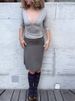 JULISSA MO Sexy Deep V-neck Side Slit Women T-shirt Apricot Short Sleeve Y2k Short T-shirt Female Spring Slim Casual Streetwear_ecoleips.com