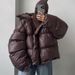 girl European And American Cross-Border Jacket For Women 2025 Winter New Fashion Trend Loose Hooded Warm Solid Color Cotton_ecoleips.com