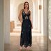 Black Laser Hollow Out One-Piece Swimsuit Women's High-End Style Hot Selling Sexy Vacation Suit 2026_ecoleips.com