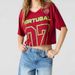 Summer Women's Short Sleeve Crop Top Loose Fit World Cup Jersey Country Letter Print Instagram Style_ecoleips.com