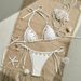 Women's Clothing Shell Lace Bikini Swimsuit Women's Beach Hot Spring Bikini Swimsuit_ecoleips.com