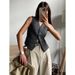 Summer Women's Wear, Vest, Suit And Trousers Set, Fashionable Commuter Women's Wear, Simple And Elegant_ecoleips.com